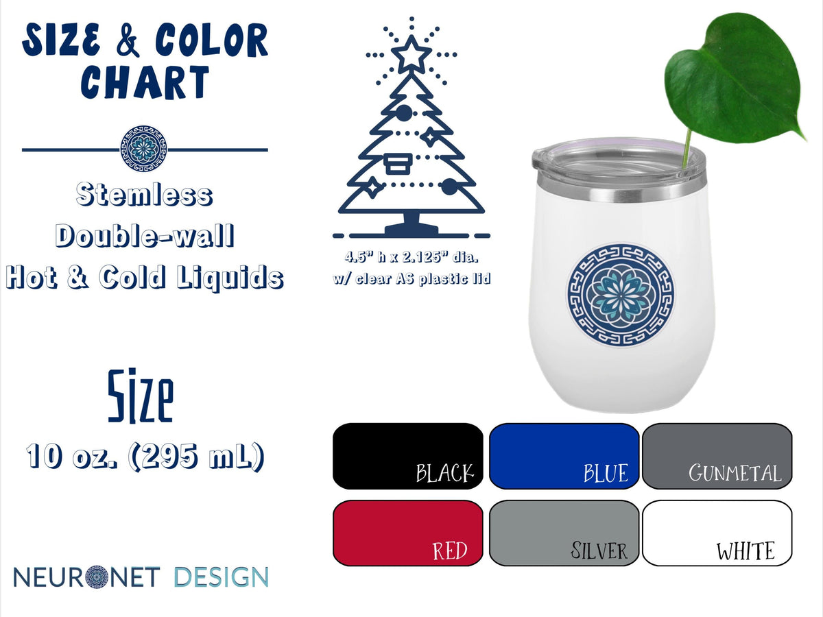 Merry Christmas Wine Tumbler | Santa Selfie Cup | Funny Xmas Gift | Holiday Wine Mug | Custom Santa Design | Christmas Gift for Her