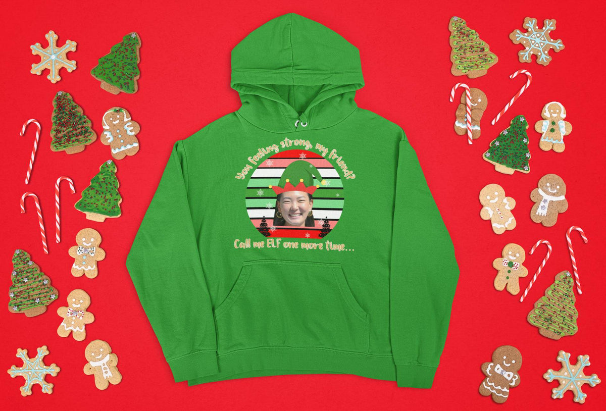 Buddy the Elf Christmas Hoodie | Funny Holiday Hoodie | Personalized Elf Design | Custom Christmas Gift | Elf Hoodie for All Ages | Holiday