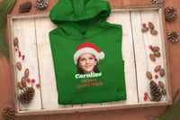 Merry Christmas Youth Hoodie | Santa Selfie Kids Hoodie | Funny Xmas Gift | Holiday Hoodie | Custom Santa Design | Christmas Gift for Kids