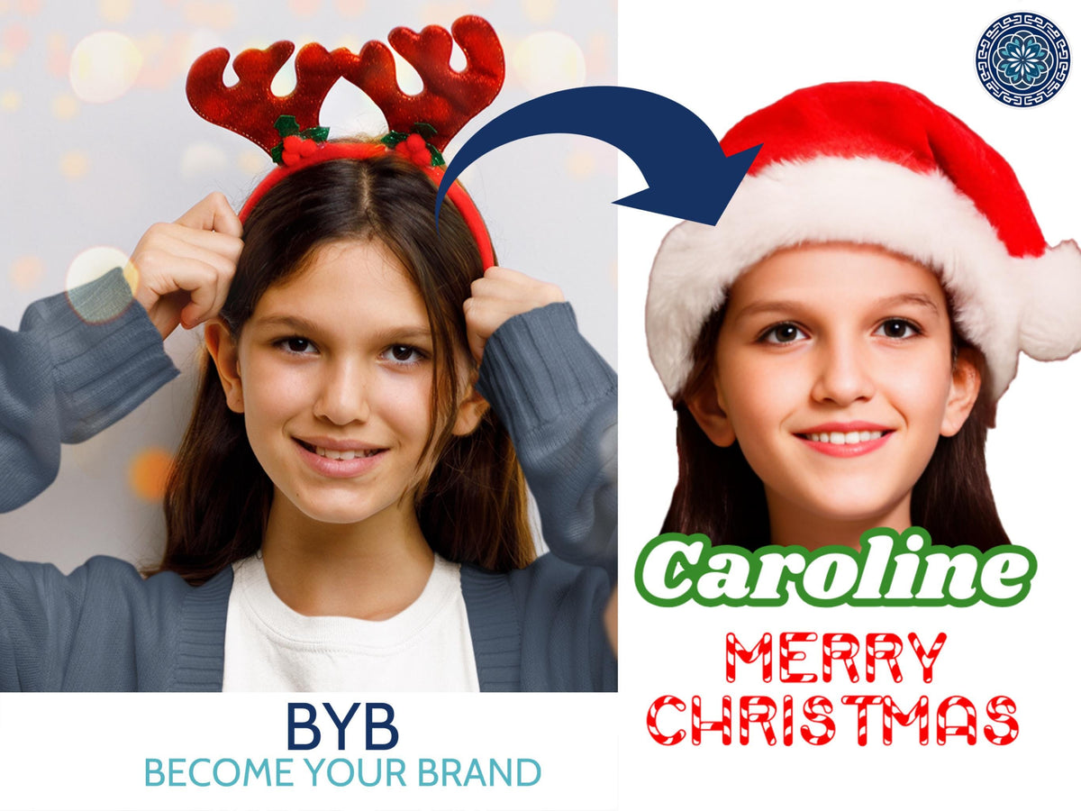 Merry Christmas Youth Hoodie | Santa Selfie Kids Hoodie | Funny Xmas Gift | Holiday Hoodie | Custom Santa Design | Christmas Gift for Kids