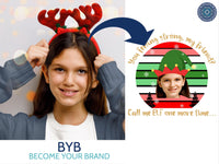 Elf Movie Inspired Digital Art | Custom Elf Portrait | Funny Christmas Gift | Holiday Wall Art | Personalized Printable | Xmas Decor
